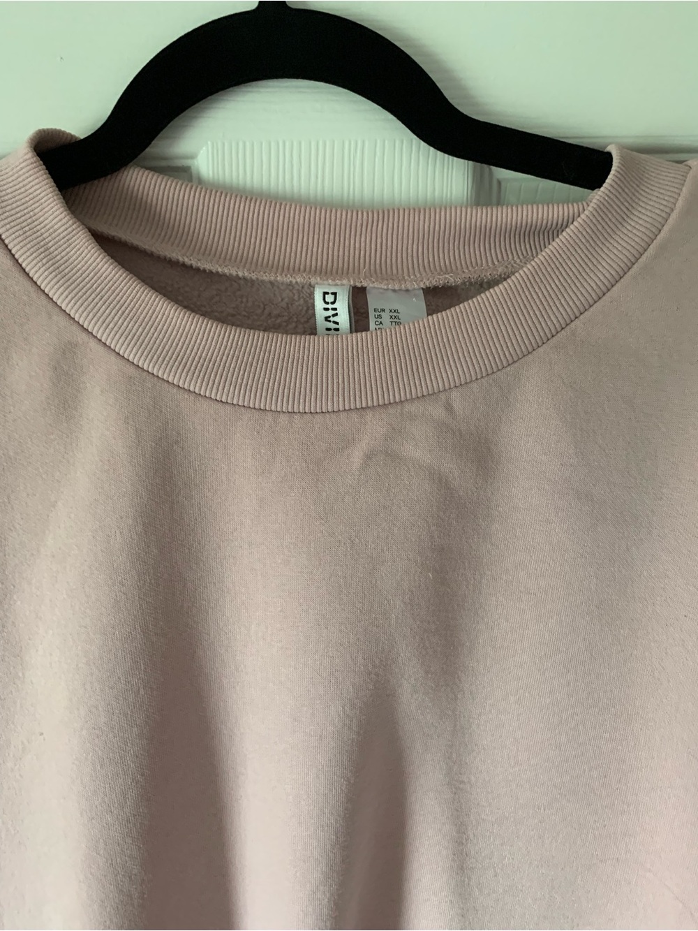 Divided H&M Light Pink Crewneck Sweatshirt - Picture 3 of 5
